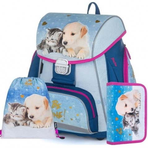 Školská taška Oxybag PREMIUM maznáčikovia 3dielny set