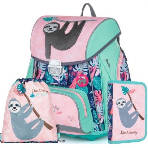 Školská taška Oxybag PREMIUM Leňochod 3dielny set