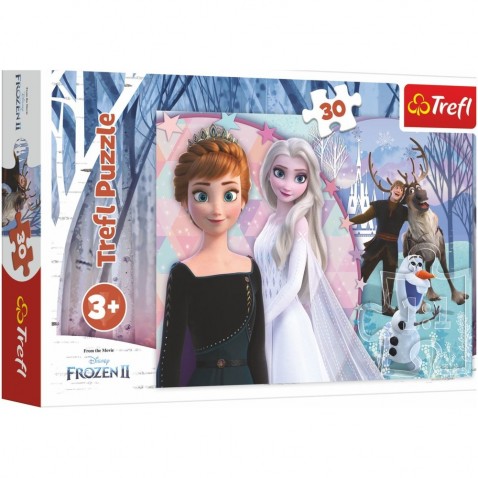 Puzzle Ľadové kráľovstvo II/Frozen II 30 dielikov