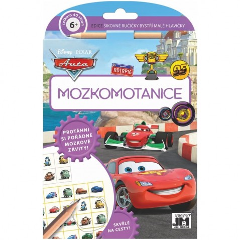 Mozkomotanice s ceruzkou Autá / Cars