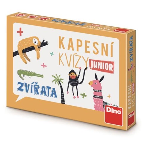 Vreckové kvízy junior - Zvieratá cestovná CZ verzia