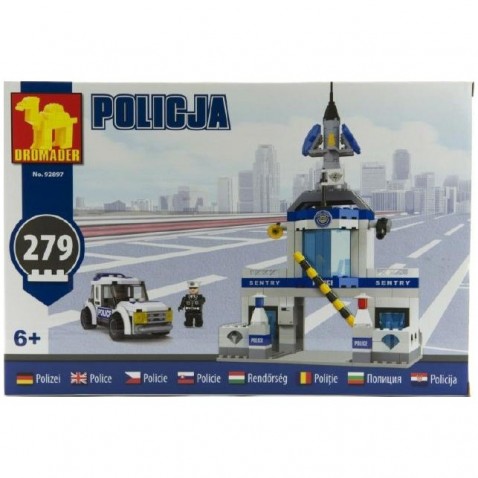 Stavebnica Dromader Polícia Stanica + Auto 279ks