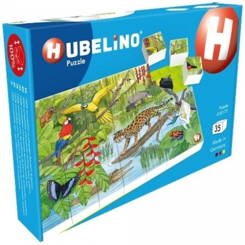 HUBELINO Puzzle - Zvieratá v pralese