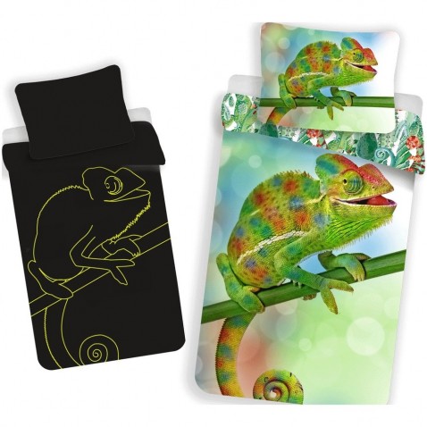 Obliečky Chameleon svietiaci efekt 140x200