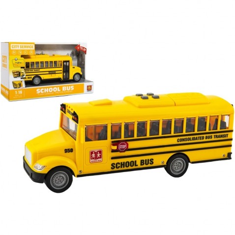 Školský autobus na zotrvačník