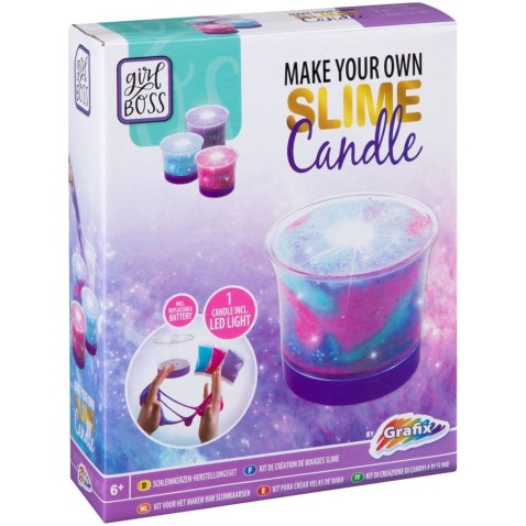 Sada na výrobu sviečok zo slizu na batérie so svetlom