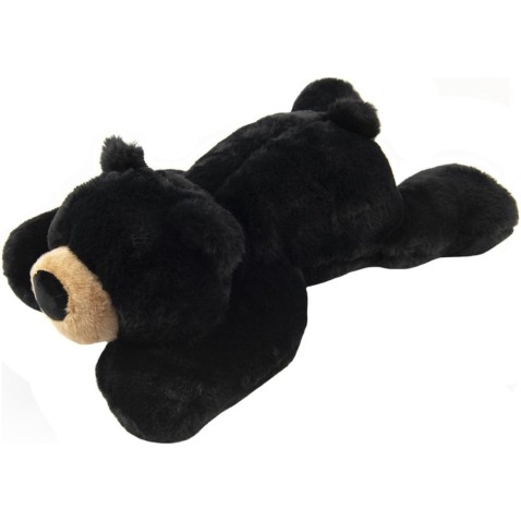 Medveď čierny ležiaci plyš 50cm 0+