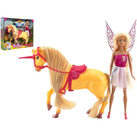 Jednorožec kôň česací s bábikou