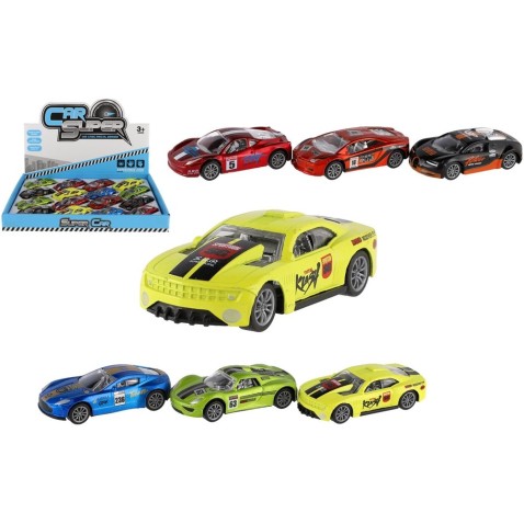 Auto závodný na spätné natiahnutie mix farieb