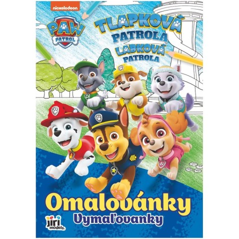 Omaľovánky Paw Patrol A4