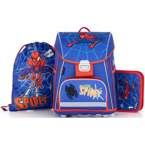Školská taška Oxybag PREMIUM Spiderman 3dielny set