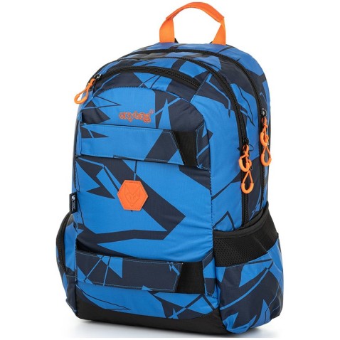 Študentský batoh OXY Sport blue shapes