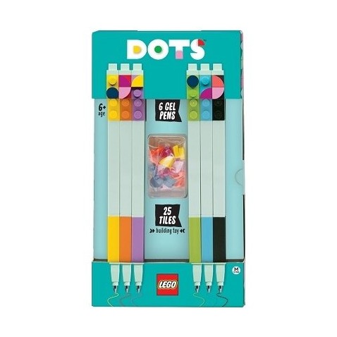 LEGO DOTS Gélové Perá, mix farieb - 6 ks