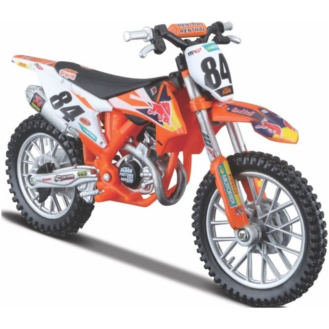 Motorka Bburago KTM 450 SX-F Factory Edition (2018) kov/plast 12cm