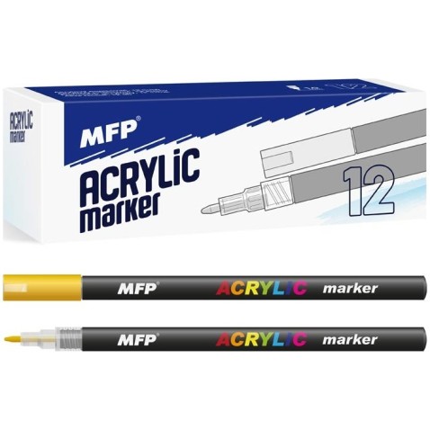 Fix akrylový MFP 1mm zlatý