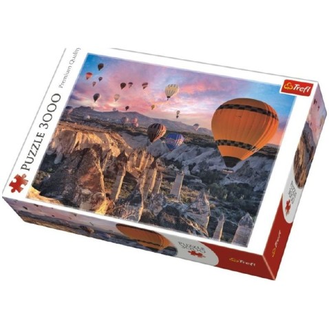 Trefl Puzzle Balóny nad Kappadokiou, Turecko 3000 dielikov