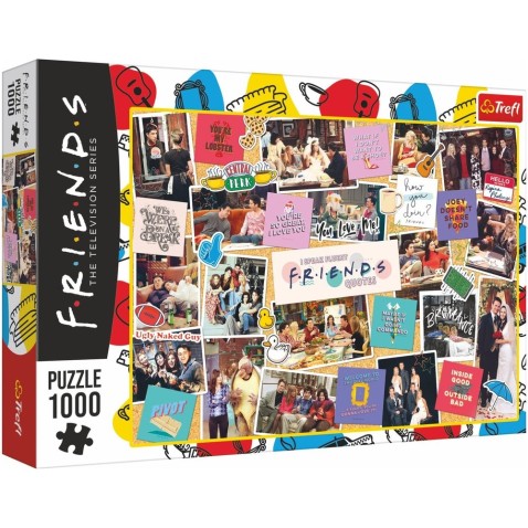 Puzzle Priatelia – najlepšie okamihy 1000 dielikov