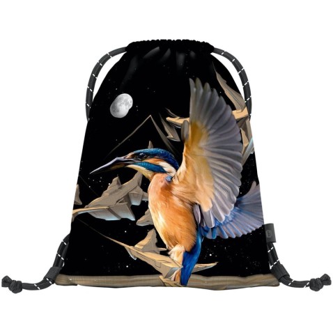 BAAGL Vrecko na prezúvky eARTh - Kingfisher by Caer8th