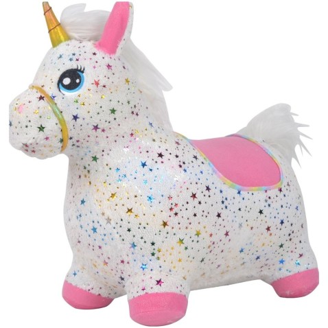 Hopsadlo jednorožec plyš s hviezdičkami so zvukom