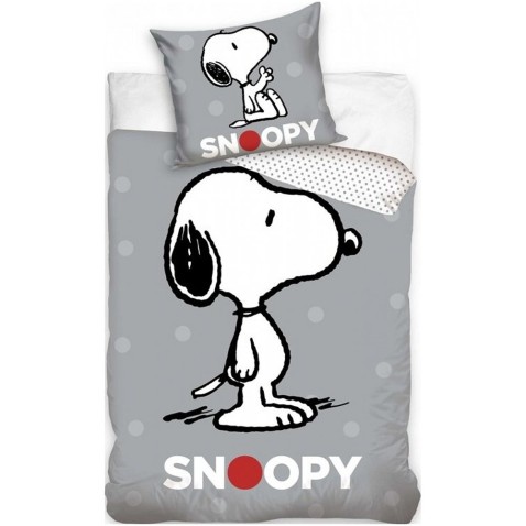 Obliečky Snoopy Grey