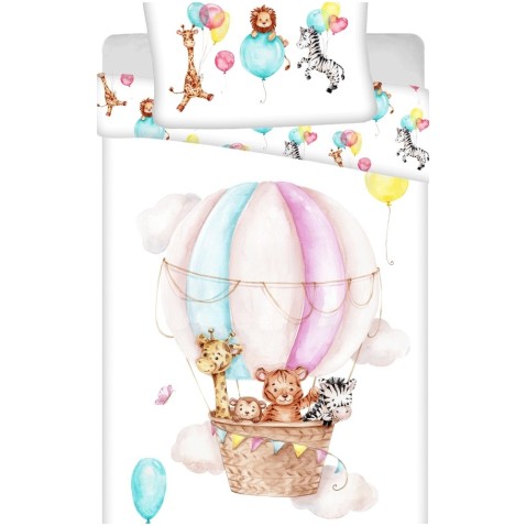 Disney obliečky do postieľky Zvieratká Flying balloon baby