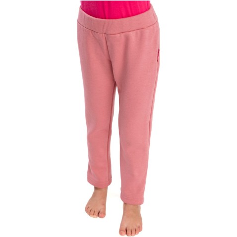 Dievčenské legínové nohavice Bettymode WARMKEEPER zimné, ružová