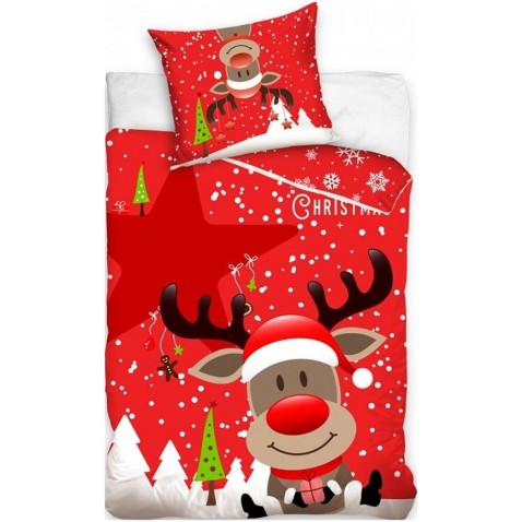 Detské vianočné obliečky Sob Rudolf
