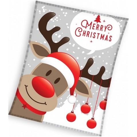Vianočná deka Sob Rudolf