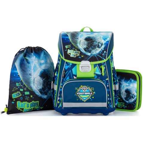 Školská taška Oxybag PREMIUM Futbal 23 3dielny set