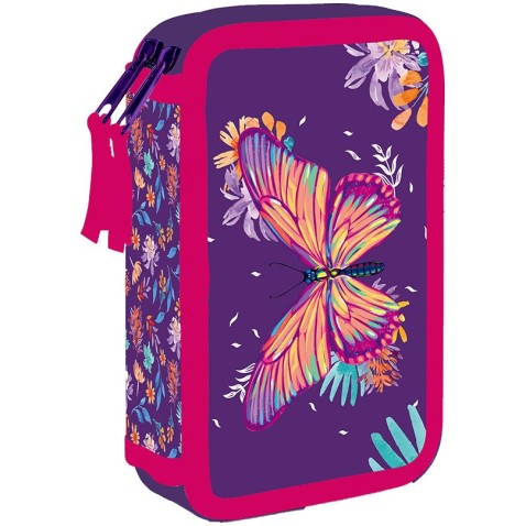 Dvojposchodový peračník prázdny Motýľ 23