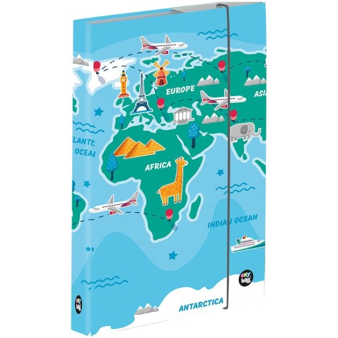 Dosky na zošity A5 Mapa