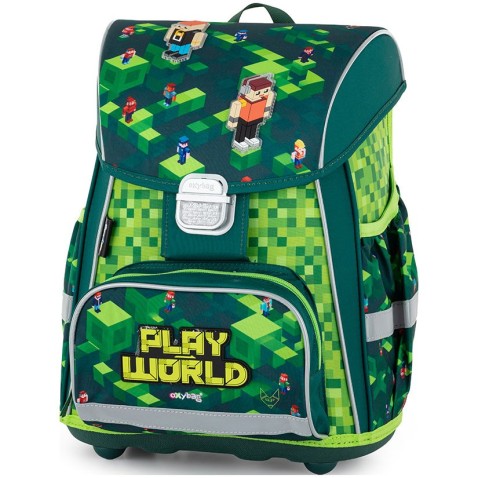 Školská taška Oxybag PREMIUM Playworld 23