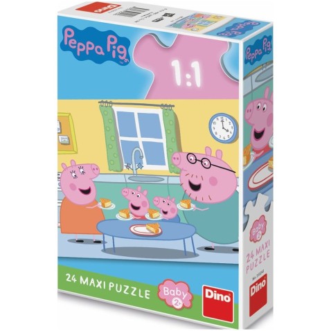 Puzzle Maxi Obed Prasiatko Peppa/Peppa Pig 24 dielikov