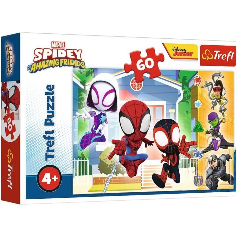 Trefl Puzzle V Spideyho svete/Spidey a jeho úžasní priatelia 60 dielikov