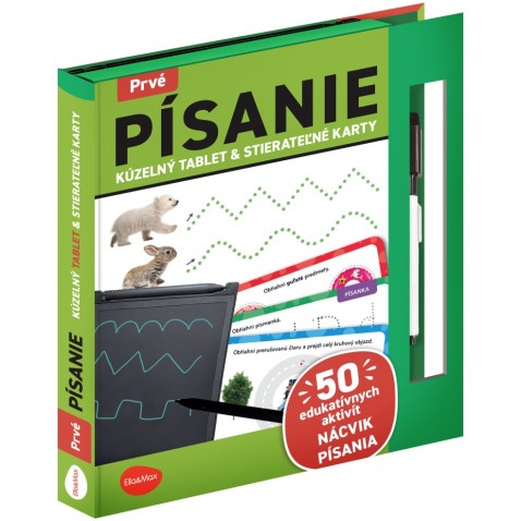 Kúzelný tablet & stierateľné karty –  Prvé PÍSANIE