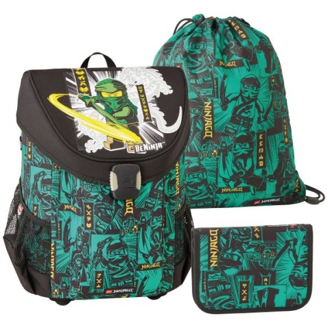 Školský set pre prváka LEGO Ninjago Green Easy 3dielny