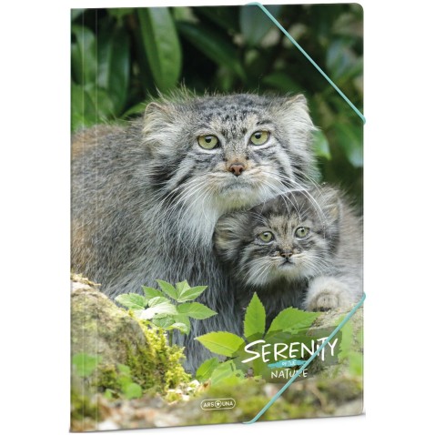 Priečinok na zošity Serenity Nature Manul A4