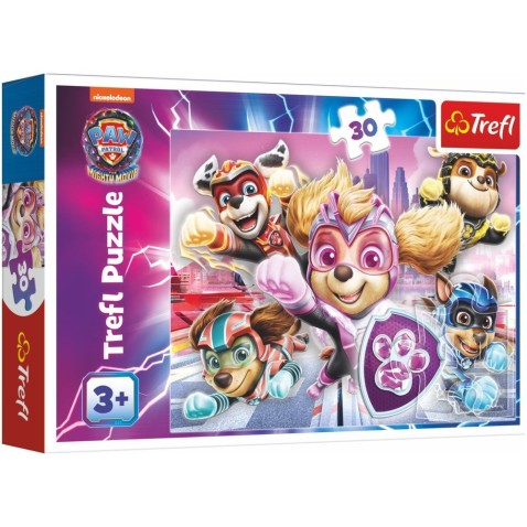 Puzzle Hrdinovia mesta Tlapková patrola/Paw Patrol 30 dielikov