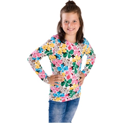 Dievčenské tričko Bettymode COLOR dlhý rukáv
