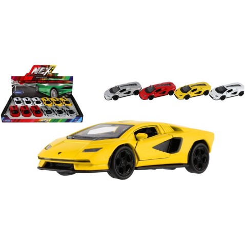 Auto Welly Lamborghini Countach LPI 800-4 kov/plast 12cm 4 farby na spätné natiahnutie