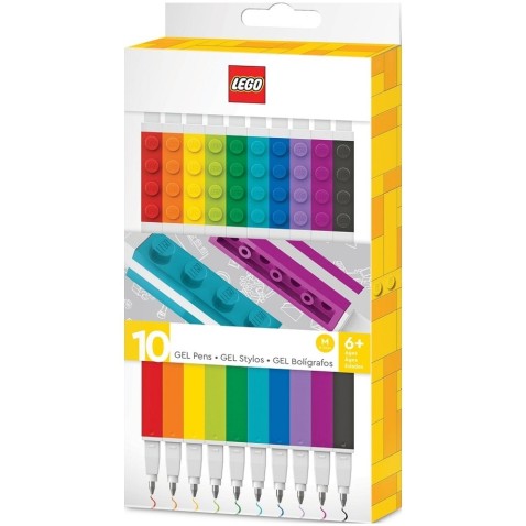 LEGO Gélové Perá, mix farieb - 10 ks