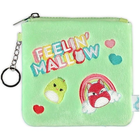 Squishmallows peňaženka pre deti - mix zelená