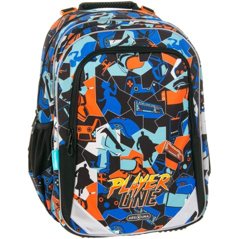 Ars Una Školský batoh pre chlapcov Player One 24 Ergofit