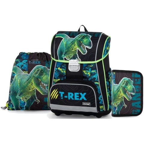 Školská taška Oxybag PREMIUM Premium Dinosaurus 3dielny set
