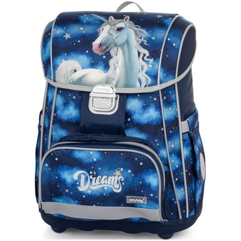 Školská taška pre dievčatá Oxybag PREMIUM Unicorn 1