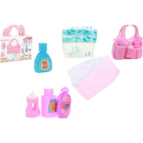 Taška pre bábiky s doplnkami