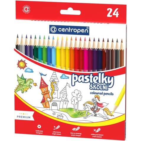 Pastelky Centropen 24 farieb