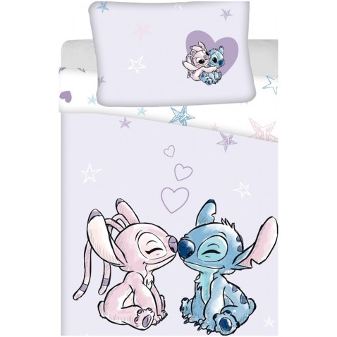 Obliečky do postieľky Lilo and Stitch Purple baby