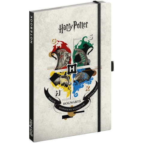 Notes Harry Potter NOTIQUE linkovaný, 13 x 21 cm