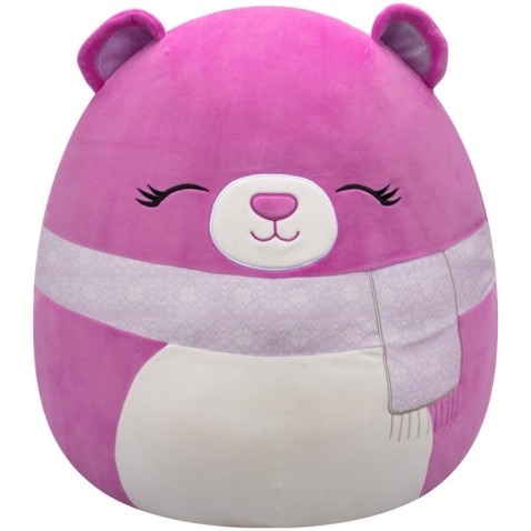 SQUISHMALLOWS Medveď so šálom - Crisanta, 50 cm